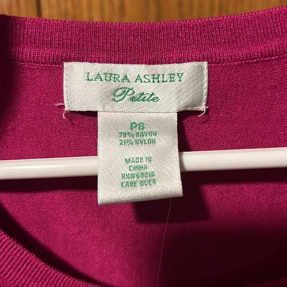 Laura Ashley sweater tank NWT size petite small - Picture 4 of 4